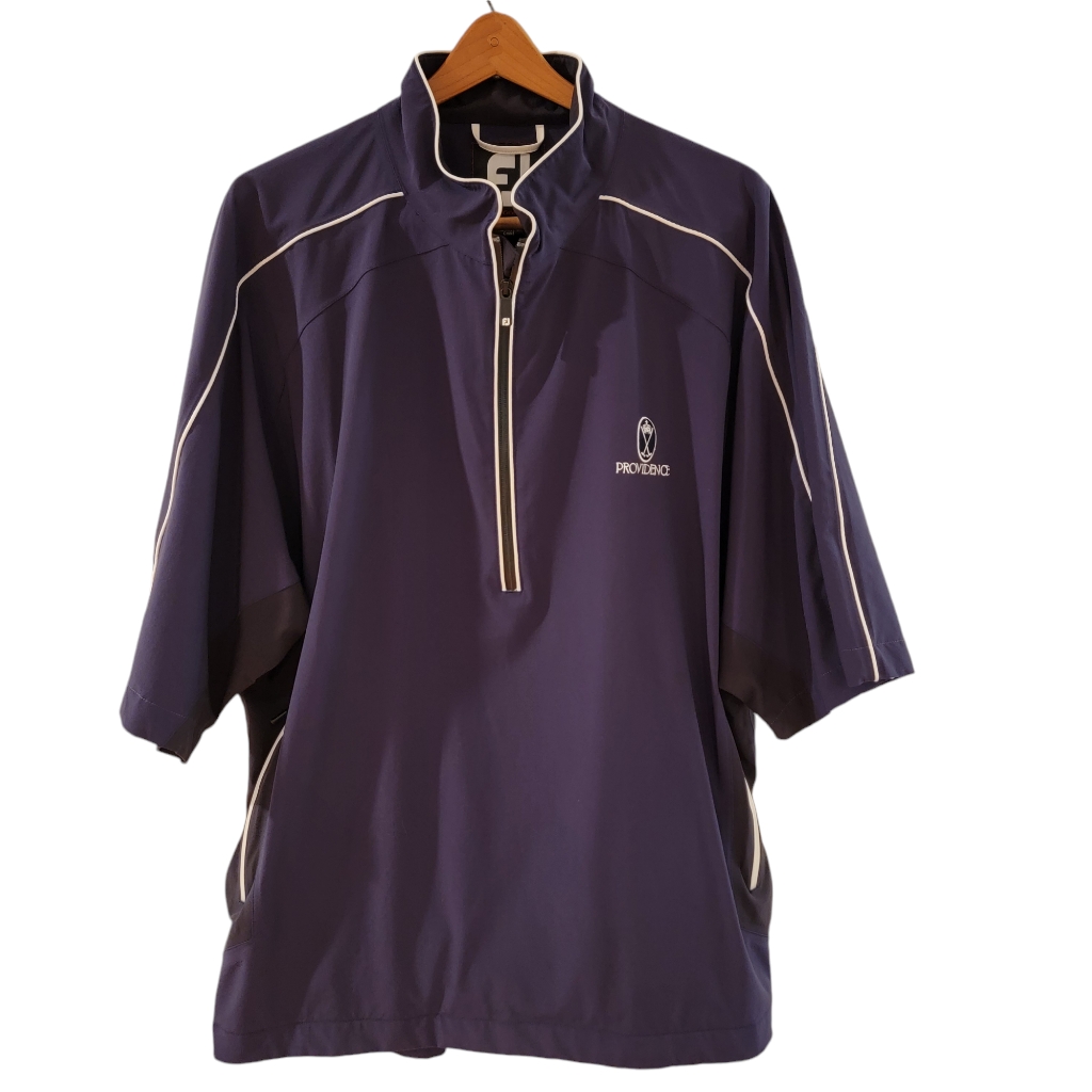 Footjoy Dryjoys Tour Collection Navy Blue Black 3/4 Sleeve Jacket Xxl